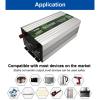 LJZLJZ Pure Sine Wave Voltage Converter, Car Household Inverter, for Air Conditioners and Refrigerators, 3000W 4000W 5000W 6000W, Deal with Power Outages,5000W-12V view 3