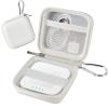 Chip Card Reader Scanner Case, Hard Carrying Bag Holder Fits Square A-SKU-0485 Contactless and Chip Reader with USB Charge Cable for EMV Chip Cards/Apple Pay/Android Pay/More - White by COMECASE view 1