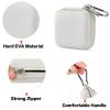 Chip Card Reader Scanner Case, Hard Carrying Bag Holder Fits Square A-SKU-0485 Contactless and Chip Reader with USB Charge Cable for EMV Chip Cards/Apple Pay/Android Pay/More - White by COMECASE view 3