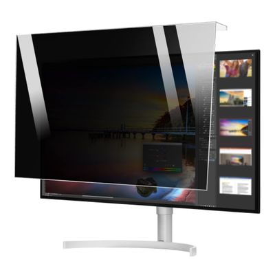 CUNIO Universal 18-27 Inch Computer Privacy Screen Filter Privacy and Anti-Blue Light Hanging Protector Filter Eye Protection Acrylic Protector Film / 23/24in 540x340mm