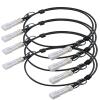QSFPTEK 4pack 10G SFP+ DAC Cable, 1m (3ft) Passive Direct Attach Copper Twinax Cable for Cisco SFP-H10GB-CU1M, Ubiquiti, D-Link, Netgear, Mikrotik, Open Switch Devices view 1