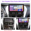 Car Stereo Radio GPS Navigation 9 Inch for Toyota Vios Yaris 2018 2019 2020 in-Dash Multimedia Player Video Receiver Support Bluetooth SWC RDS Carplay+Rear View Camera,at,M400S/4+64G view 2