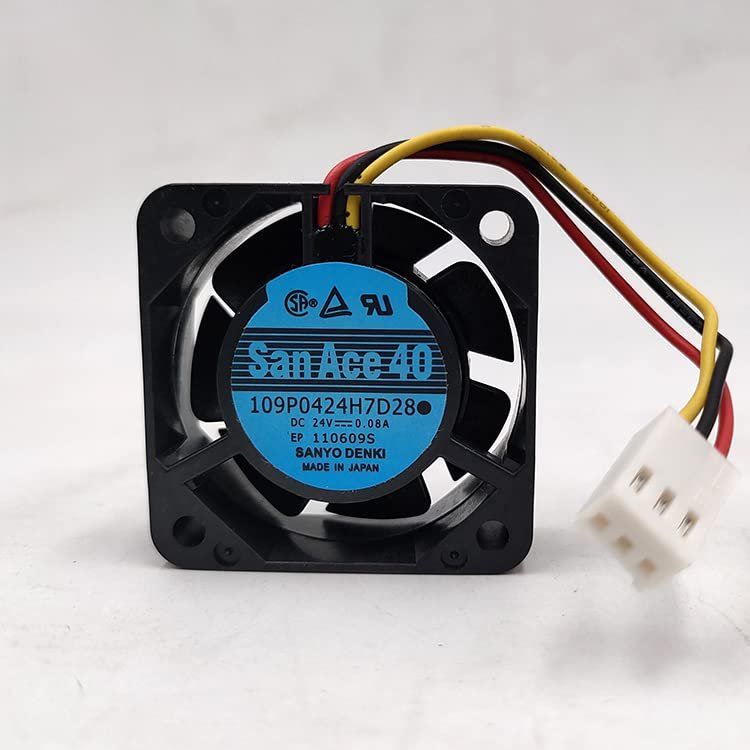 for 109P0424H7D28 24V 0.08A 404015mm 3-pin Cooling Fan