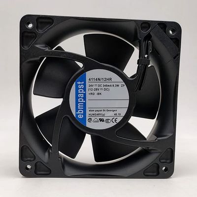for 4114N/12HR 24V 345mA 8.3W 12CM DC AXIAL Fan