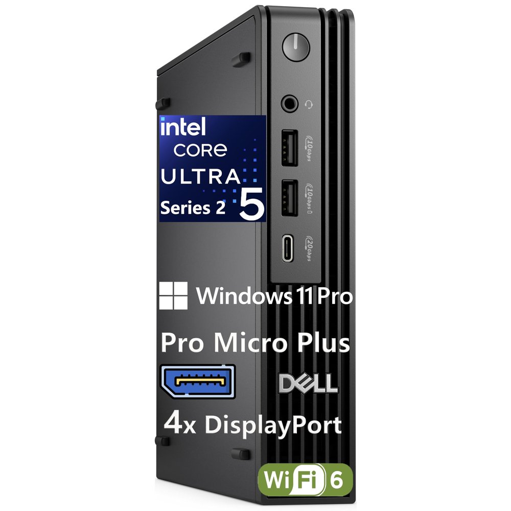 Dell Optiplex 5060 Mini Desktop Computer | 8th Gen Intel Core i5-8500T 2.1GHz | 16GB RAM | 512GB SSD and 1TB HDD | Windows 11 Pro | HDMI | Home or Business PC (Renewed)