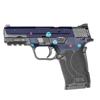 MightySkins Skin Compatible with Smith & Wesson M&P 9mm Shield EZ M2.0 - Bright Night Sky | Protective, Durable, and Unique Vinyl Decal wrap Cover | Easy to Apply | Made in The USA
