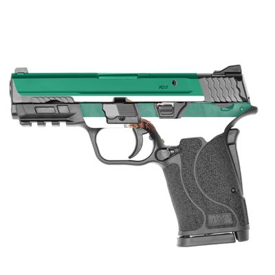 MightySkins Skin Compatible with Smith & Wesson M&P 9mm Shield EZ M2.0 - Mexican Flag | Protective, Durable, and Unique Vinyl Decal wrap Cover | Easy to Apply | Made in The USA