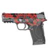 MightySkins Skin Compatible with Smith & Wesson M&P 9mm Shield EZ M2.0 - Red Modern Camo | Protective, Durable, and Unique Vinyl Decal wrap Cover | Easy to Apply | Made in The USA view 1