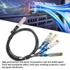 100G QSFP28 DAC Cable,100G High Speed Cable 1 Meter Distance QSFP28 to 4 SFP28 Interface Active Optical Cable 100 Gigabit Fiber Optic Active Cables view 2