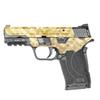 MightySkins Skin Compatible with Smith & Wesson M&P 9mm Shield EZ M2.0 - Gold Tiles | Protective, Durable, and Unique Vinyl Decal wrap Cover | Easy to Apply | Made in The USA view 1