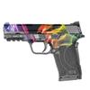 MightySkins Skin Compatible with Smith & Wesson M&P 9mm Shield EZ M2.0 - Bright Smoke | Protective, Durable, and Unique Vinyl Decal wrap Cover | Easy to Apply | Made in The USA view 1