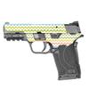 MightySkins Skin Compatible with Smith & Wesson M&P 9mm Shield EZ M2.0 - Rainbow Chevron | Protective, Durable, and Unique Vinyl Decal wrap Cover | Easy to Apply | Made in The USA view 1