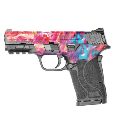 MightySkins Skin Compatible with Smith & Wesson M&P 9mm Shield EZ M2.0 - Paint Party | Protective, Durable, and Unique Vinyl Decal wrap Cover | Easy to Apply | Made in The USA