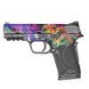 MightySkins Skin Compatible with Smith & Wesson M&P 9mm Shield EZ M2.0 - Neon Splatter | Protective, Durable, and Unique Vinyl Decal wrap Cover | Easy to Apply | Made in The USA view 1