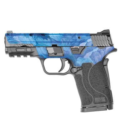MightySkins Skin Compatible with Smith & Wesson M&P 9mm Shield EZ M2.0 - Typhoon | Protective, Durable, and Unique Vinyl Decal wrap Cover | Easy to Apply | Made in The USA