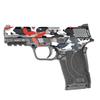 MightySkins Skin Compatible with Smith & Wesson M&P 9mm Shield EZ M2.0 - Red Camo | Protective, Durable, and Unique Vinyl Decal wrap Cover | Easy to Apply | Made in The USA view 1