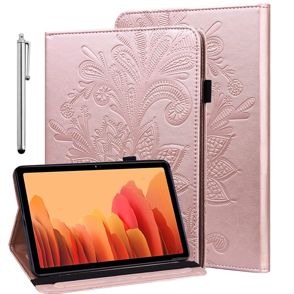 ALILANG Case for iPad Mini 1 /Mini 2 /Mini 3 /Mini 4 /Mini 5 7.9 inch Case, Shockproof Smart Embossed Cover with Auto Sleep/Wake Tablet Case for iPad Mini 5-Golden