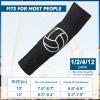 Minatee Volleyball Arm Sleeves Passing Hitting Forearm Sleeves with Protection Pads and Thumb Hole for Youth Girls Kids Women(1 Pair,10 Inch) view 2
