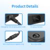 DECSZDY 240W 19.5V 12.3A Laptop Charger Compatible with Dell Alienware M17 R1 R2 R3 R4 R5 M17X R2 R3 M18X Area-51m R2 G5 G7 Adapter Power view 3