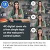 Creative Live! Cam Sync V3 2K QHD USB Webcam with 4X Digital Zoom (4 Zoom Modes from Wide Angle to Narrow Portrait View), Privacy Lens, 2 Mics, for PC and Mac view 3