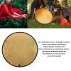 Light Reflector, 2 in 1 Silver Gold Portable Round Collapsible Photography Lighting, Diffuser Photography Reflector with Storage Bag for Photo Studio Lighting, Outdoor Lighting, Live(30cm / 11.8in) view 2