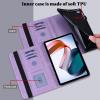 ALILANG Case for Samsung Galaxy Tab A 8.0 Inch 2019 Case (SM-T290/T295/T297), Elastic Band Shockproof Smart Embossed Cover with Card Solts for Tablet Case Samsung Tab A 2019-Purple view 4