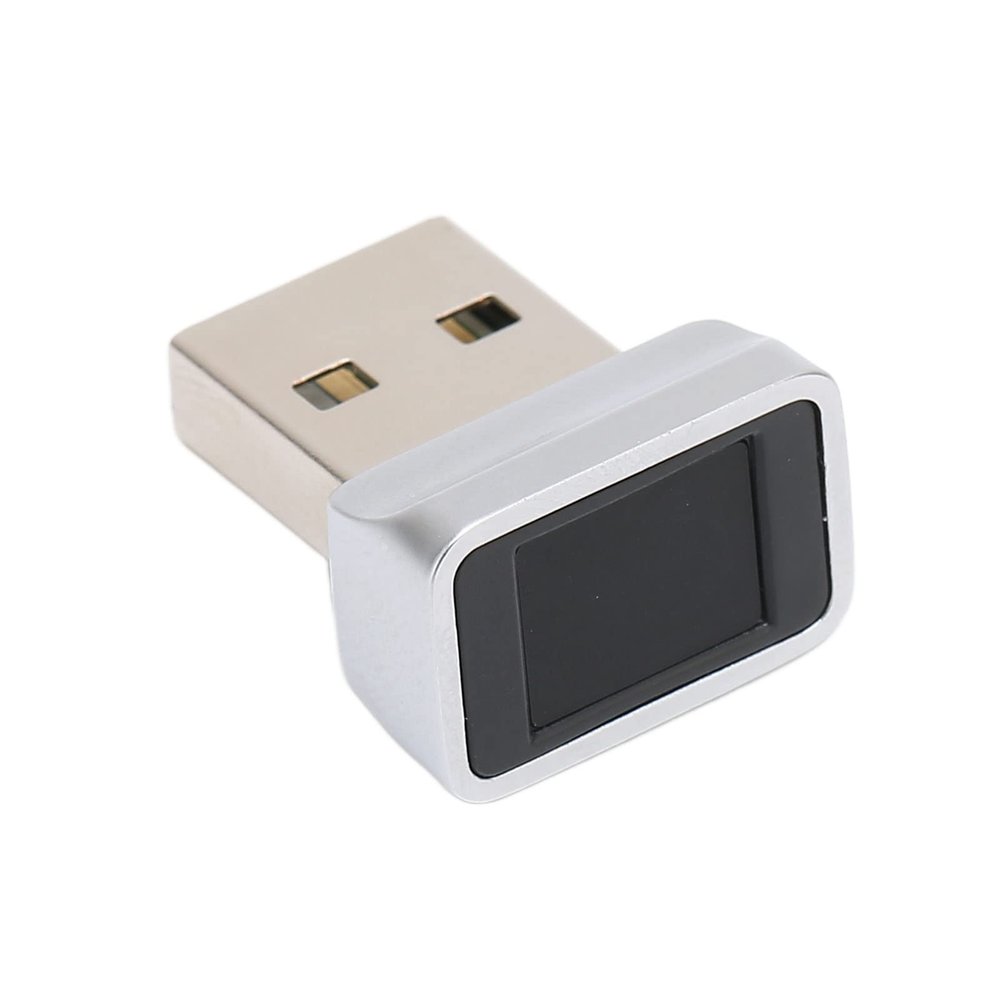 Mini USB Fingerprint Reader for 10 7 8, Portable Security Key Biometric Fingerprint Scanner, 360 Touch Speedy Matching Security Key for 1Password Keeper Dashlane KeePass