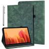 ALILANG Case for iPad 9.7 Inch (iPad 6th /iPad Air 2, iPad 5th /iPad Air) 2017 Case, Magnetic Closure Shockproof Smart Embossed Cover with Auto Sleep/Wake for Tablet Case-Green view 1