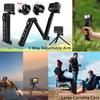 HONGDAK Action Camera Accessories Kit for GoPro Hero 13 12 11 10 9 Black, Waterproof Housing+Silicone Case+ Adjustable Arm+Head Chest Wrist Strap+Bike Mount+Suction Cup+Floating Grip Bundle Set 63in1 view 2