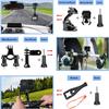 HONGDAK Action Camera Accessories Kit for GoPro Hero 13 12 11 10 9 Black, Waterproof Housing+Silicone Case+ Adjustable Arm+Head Chest Wrist Strap+Bike Mount+Suction Cup+Floating Grip Bundle Set 63in1 view 4