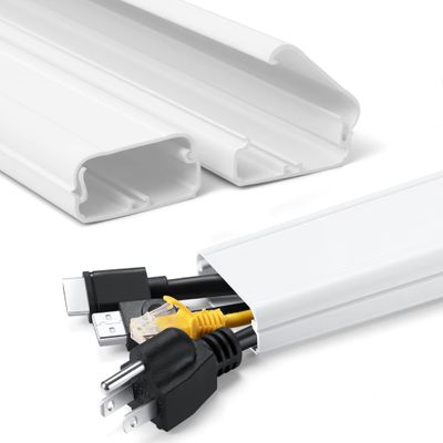 ZhiYo TV -34in Wall Cable Management Raceway & TV-31.5 inch Cable Concealer