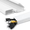 ZhiYo TV -34in Wall Cable Management Raceway & TV-31.5 inch Cable Concealer view 1