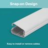 ZhiYo TV -34in Wall Cable Management Raceway & TV-31.5 inch Cable Concealer view 4