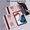 ALILANG Case for Lenovo Tab P11 Plus 2021 /Tab P11 11 inch 2020 Case (TB-J606F/J606X), Shockproof Flip Embossed with Card Solts Cover for Tablet Case Lenovo Tab P11-Golden view 4