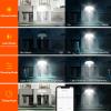 JJC Security Floodlight Camera Outdoor, 1080P Smart Motion Sensor Outdoor Lights with Camera(4 Working Modes), Super Bright 4600 Lumen 110dB Siren IP65 Light, 2-Way Talk(Don't Support SD Card) view 3