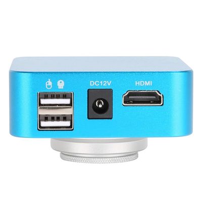 Microscope Kit 48MP HDMI USB Digital Video Monocular Microscope Camera Continus Zoom 130X 180X C-Mount Microscope Lens Adapters (Color : Only Camera Set)