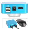 Microscope Kit 48MP HDMI USB Digital Video Monocular Microscope Camera Continus Zoom 130X 180X C-Mount Microscope Lens Adapters (Color : Only Camera Set) view 2
