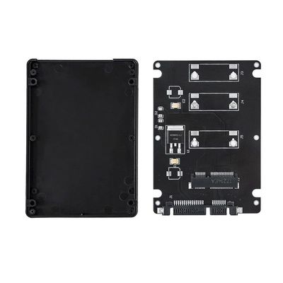 Acxico 1Pcs 2.5 Inch SATA to mSATA SSD Enclosure Converter Internal/External Adapter
