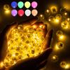 Aogist 100 PCS Yellow Balloon Light with Loop for Hanging, Mini Ball Lamp Round Tiny Led Light for Paper Lanterns Balloons Vases Cups Birthday Party Event Wedding Halloween Christmas Decoration view 1