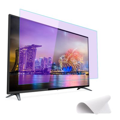 Anti Glare Screen Protector Film 75-85 inch Anti Blue Light Monitor Protector Filter - Eye Protection Anti Scratch Panel for Curved Screen - No Air Bubbles/A / 85inch 1902x1089mm