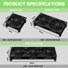 VTRETU Quiet USB Interface Cooling Fan,Used for Router Rack DIY Audio Video Network Cabinet Server Cooling Project and Equipment Workstation Xbox PS5 Cooling Accessories240 * 120 * 25mm view 3
