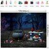 10x6.5ft Outdoor Forest Magic Photography Background Pink Mushroom Magic Pot Magic Prop for Costume Carnival Photo Studio Prop view 3