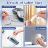 Cruxer 1 Pack Replacement for 91331 Letra Tag Refills Tape 12mm x 4m (1/2" x 13') Black Text on Clear Plastic Label Tape Compatible with 200B LT100H LT100T QX50 Label Maker for Home Office School view 3