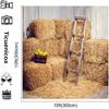 10x10ft Autumn Backdrop Grain Pile Straw Pile Halloween Photography Background Harvest Season Fall Baby Children Photo Backdrops Pictures view 3
