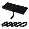 SGLXQ 50PCS 6 Inch Adjustable 6-Inch Cord Organizer Ties, Fastening Cable Ties,Microfiber Cloth Used for Computer Link Cable Cord Management USB Cable Cable Ties (Black) view 1