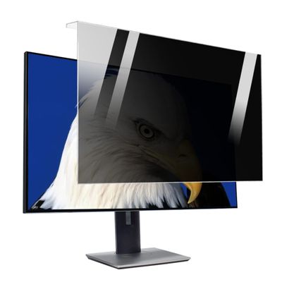 CUNIO Hanging Type Computer Privacy Screen Protector, Anti-Blue Light Scratch-Resistant and Waterproof Acrylic Privacy Film, Multi-Monitor Universal / 20/22in 491x320mm