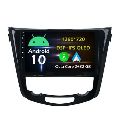 10.1'' Android 10 in Dash Car Stereo Radio Fit for 2014 15 16 17 Nissan X-trail Qashqai Nissan Rogue GPS Navigation Head Unit Carplay Android Auto DSP 4G WIFI Bluetooth