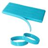 50PCS Reusable Cable Ties AdjustableFastening Microfiber Cloth Used for Computer Link Cable Cord Management USB Cable Cable Ties (light blue) view 1