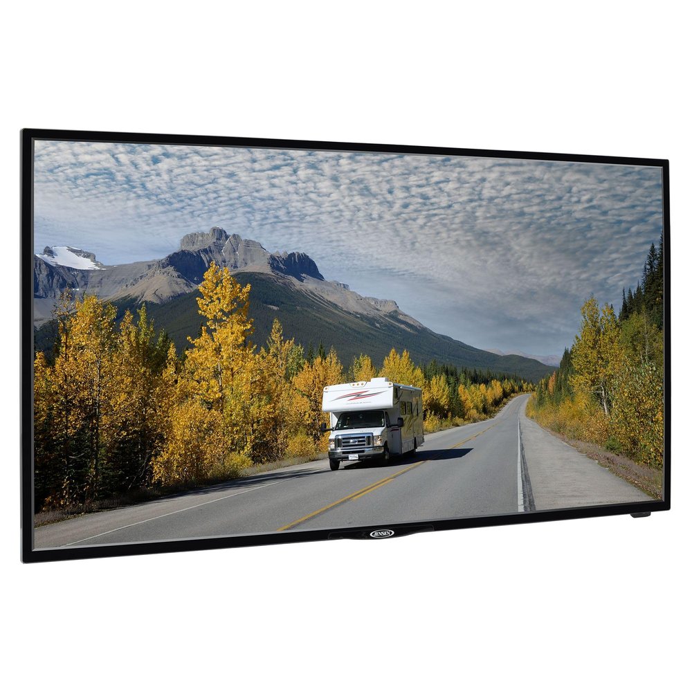 RecPro RV TV 40" Smart TV | 1080p HD | 12V DC | 2X HDMI Ports | Built-in Tuner for Local Stations