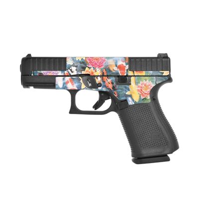 MightySkins Glossy Glitter Skin Compatible with Glock 44 Compact 22LR 4.03 Barrel - Koi Pond | Protective, Durable High-Gloss Glitter Finish | Easy to Apply | Made in The USA